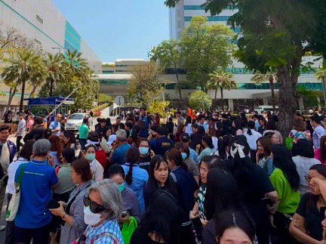 Thái Lan: Sơ tán hàng loạt vì nhiều tòa nhà ở Bangkok rung lắc, xuất hiện vết nứt