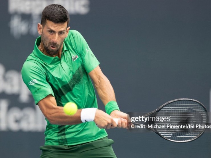 Video tennis Djokovic - Mensik: Ngỡ ngàng điểm break đầu tiên (Miami Open)