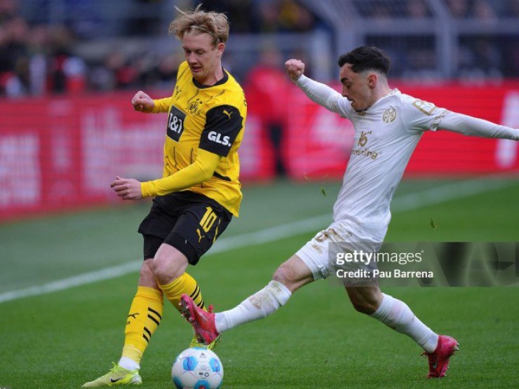 Video bóng đá Dortmund - Mainz: Sụp đổ cuối hiệp 1, lung lay top 4 (Bundesliga)