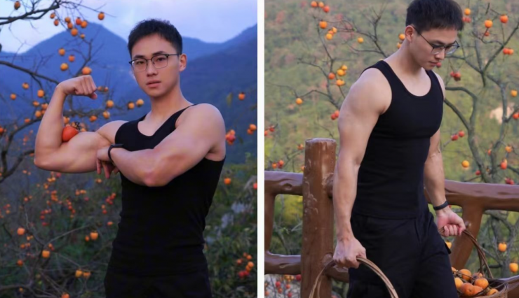 Nhờ sức lan tỏa của các video ngắn, lễ hội hồng tại làng Ương Vu, huyện Tân Xương (Chiết Giang) ghi nhận lượng khách tăng mạnh. Ảnh: Dayoo News