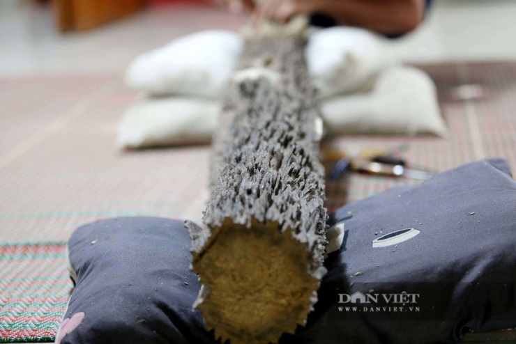 Cận cảnh khối trầm hương tốc bông “trăm năm có một” ở Hà Tĩnh, giá gần 1 tỷ - 12