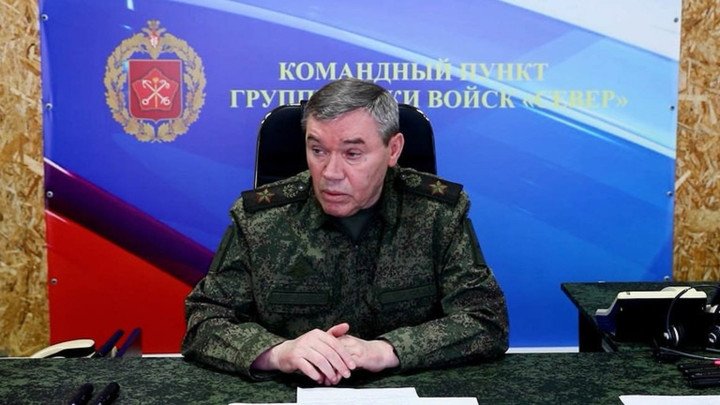 Tổng tham mưu trưởng quân đội Nga Valery Gerasimov.
