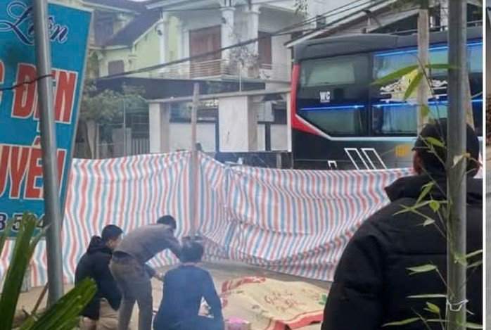 Hiện trường vụ tai nạn. Ảnh: T.Kỳ