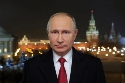 Phát biểu chào năm mới, Tổng thống Vladimir Putin tin tưởng vào chiến thắng của Nga