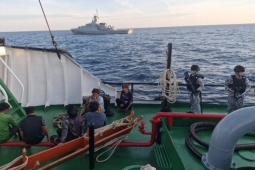 Thái Lan bắt tàu nghi buôn lậu "hàng chiến lược" cho Campuchia