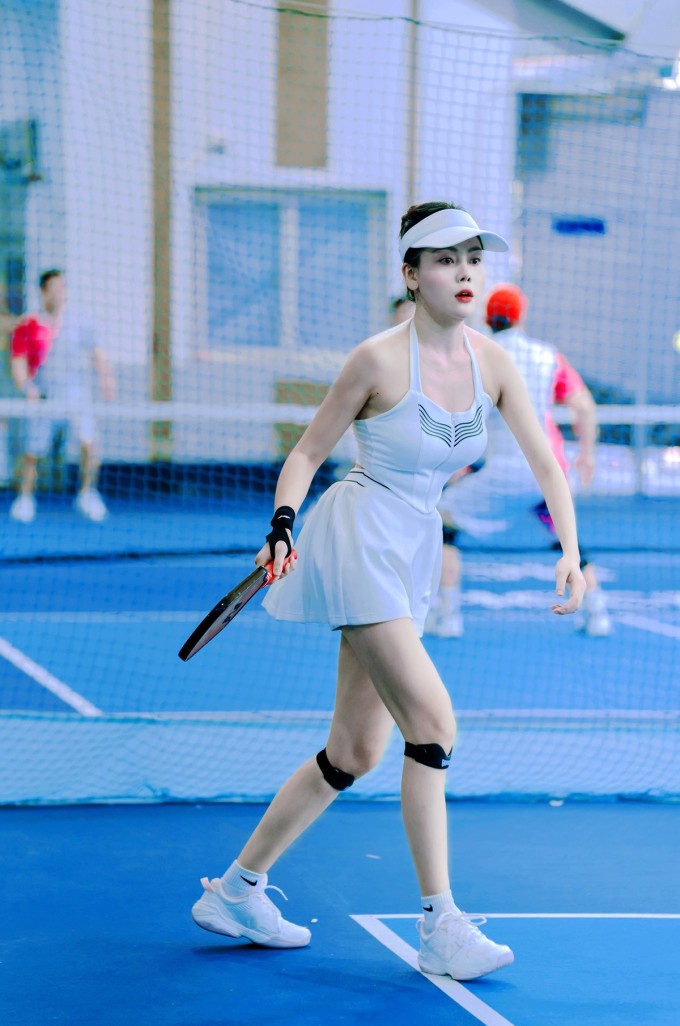 Pickleball là một trong những môn thể thao yêu thích của Huyền Trang.