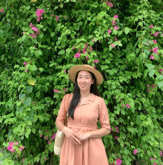 Chị Thúy Nga, 34 tuổi, bắt đầu ghi chép chi tiêu từ 3 năm trước. Ảnh: NVCC.