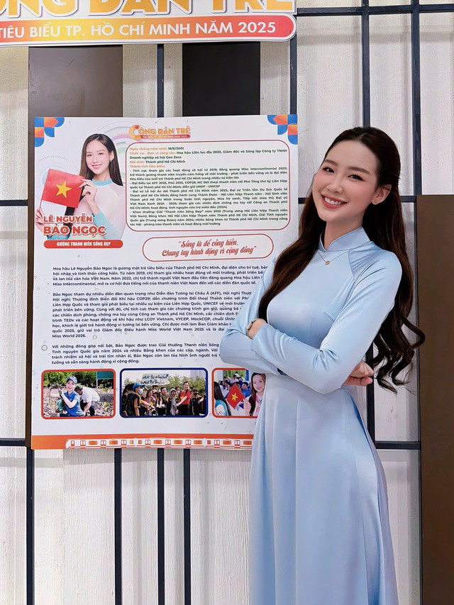 Hoa hậu genZ vừa được vinh danh Công dân trẻ tiêu biểu TP. Hồ Chí Minh năm 2025 là ai? - 2