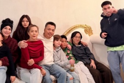 Mỹ Lệ quây quần đại gia đình trong biệt thự 1.400 m2 ở Đức