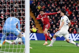 Trực tiếp bóng đá Liverpool - Leeds United: Wirtz suýt nữa ghi bàn (Ngoại hạng Anh)