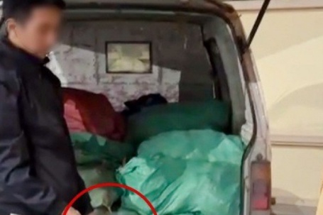 Chặn đứng gần 1 tấn chân gà bốc mùi hôi tanh đang trên đường vào nội thành dịp Tết