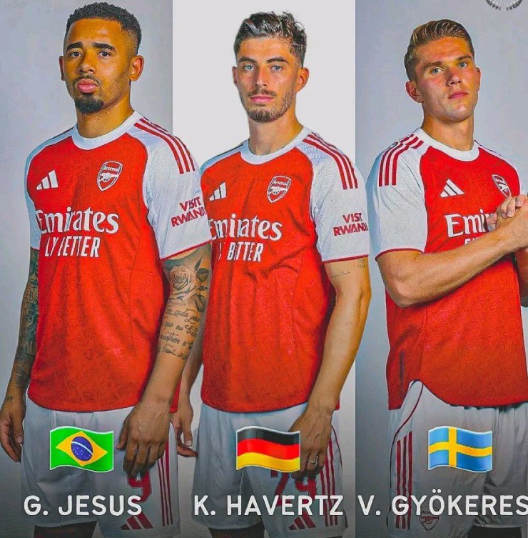 Bộ ba tiền đạo mũi nhọn của Arsenal đã trở lại