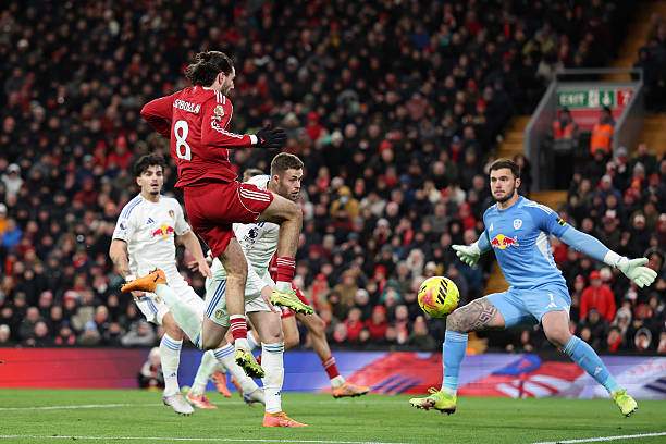 Liverpool không thể xuyên phá được hàng thủ của Leeds