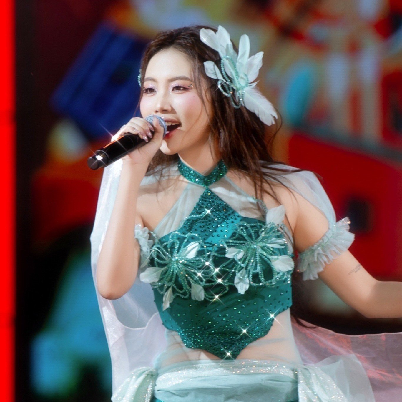 Phương Mỹ Chi có một năm hoạt động năng suất.