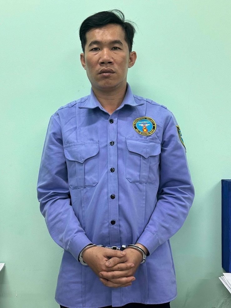 Bùi Thanh Bình thời điểm bị bắt. Ảnh: CA