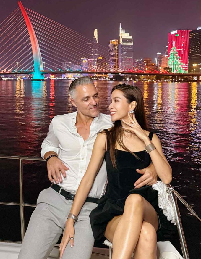 Bảo Trúc bên bạn trai mới.