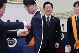 Liên Minh Huyền Thoại: Faker nhận huân chương "Rồng Xanh", sánh ngang Son Heung-min