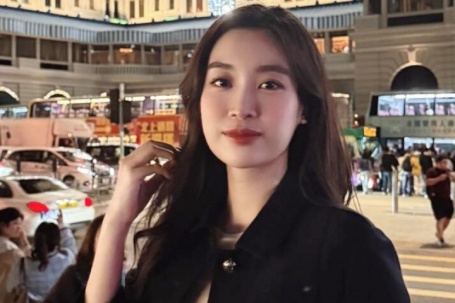 Đỗ Mỹ Linh chăm mặc giấu bụng giữa tin đồn mang bầu lần hai