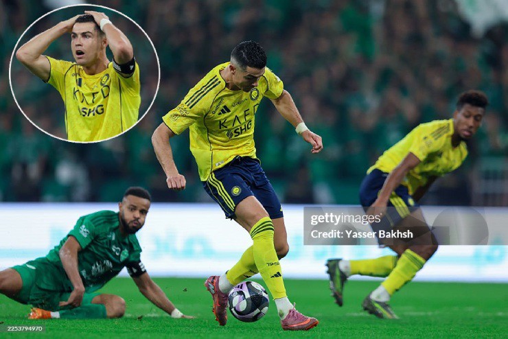 Ronaldo bỏ lỡ cơ hội ngon ăn để gỡ hòa cho Al Nassr