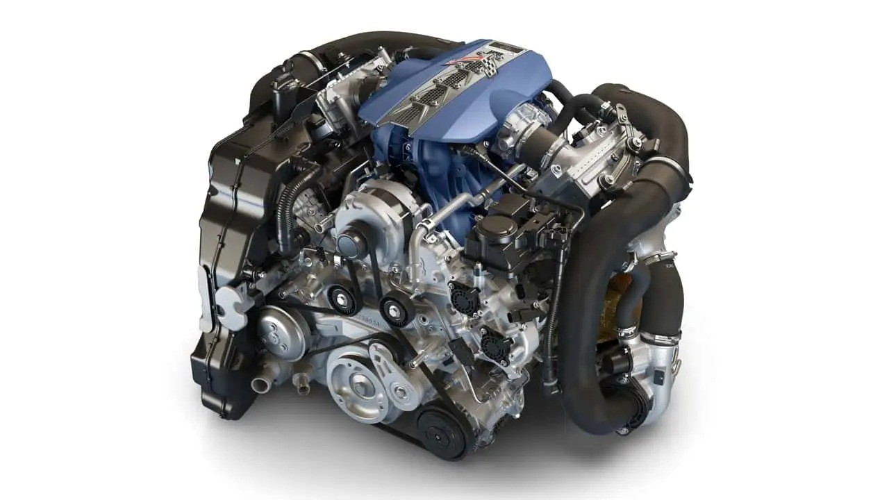 Động cơ V8 trên Chevrolet Corvette ZR1.
