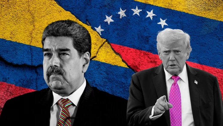 Tổng thống Donald Trump tuyên bố chấn động rằng&nbsp;Mỹ sẽ “điều hành” Venezuela sau khi bắt giữ Tổng thống Venezuela Nicolás Maduro và phu nhân. Ảnh FT