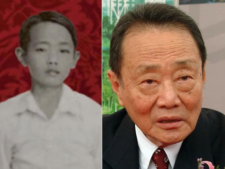 Tỷ phú Robert Kuok khi còn nhỏ và lúc bước sang tuổi lão niên. (Ảnh: GulfNews)