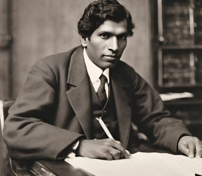 Nhà toán học người Ấn Độ Srinivasa Ramanujan. Ảnh: Sameer1874.ongraphy