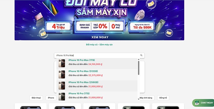 Sự khác biệt giữa mức giá mà cửa hàng đưa ra để "thu cũ" và bán lại mặt hàng cũ này cho những khách hàng khác.