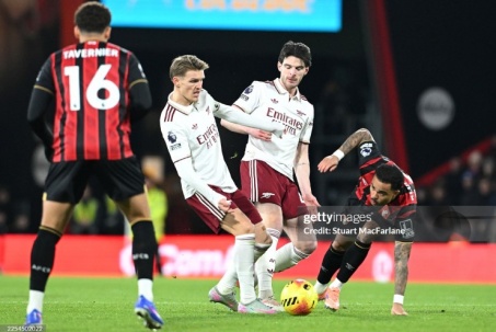 Trực tiếp bóng đá Bournemouth - Arsenal: Nỗ lực không thành (Ngoại hạng Anh) (Hết giờ)