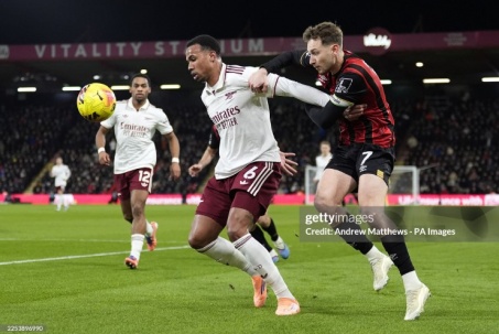 Kết quả bóng đá Bournemouth - Arsenal: Mãn nhãn 5 bàn, Declan Rice tỏa sáng (Ngoại hạng Anh)