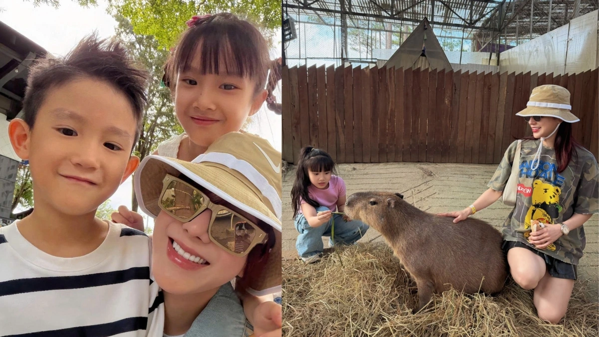 Sao Việt 4/1: Diệp Lâm Anh dành kỳ nghỉ đầu năm bên hai con - 1