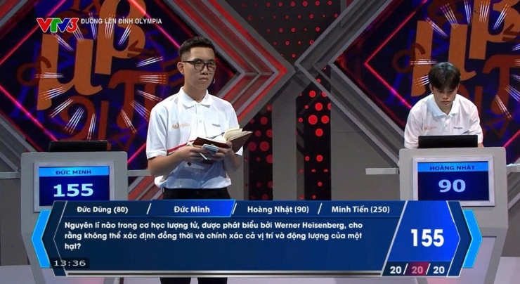 Đức Minh với phong độ ổn định ở phần thi về đích