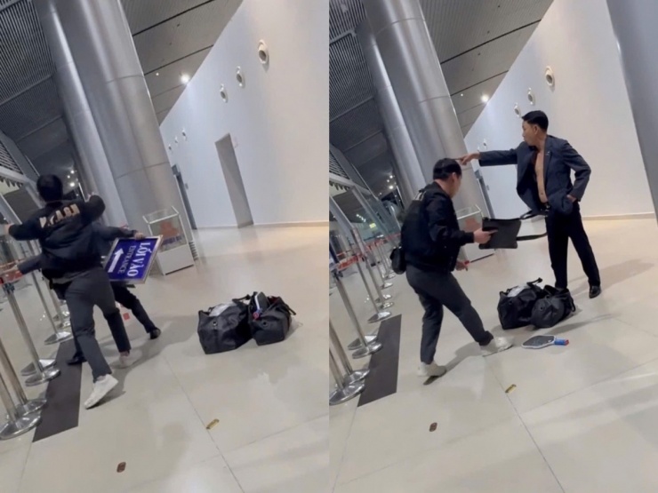 Đối tượng Trần Mạnh Hùng gây rối trật tự công cộng tại sân bay Cát Bi