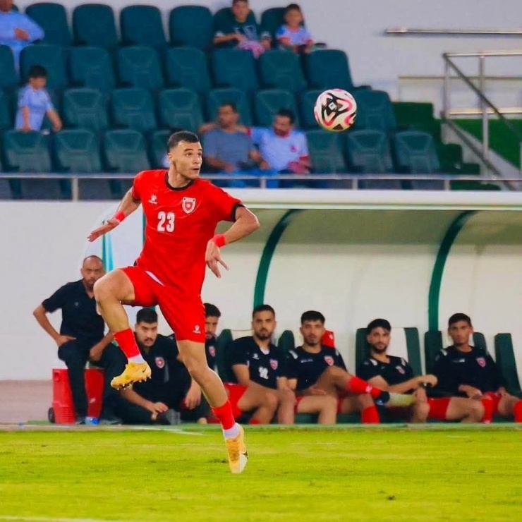 Ahmad Al-Moghrabi là hậu vệ phải số 1 của U23 Jordan