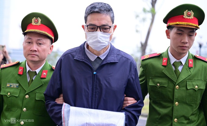 Cựu cục trưởng Nguyễn Thanh Phong, sáng 5/1. Ảnh: Phạm Dự