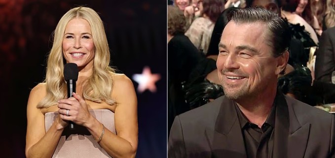 Chelsea Handler và Leonardo DiCaprio tại Critics Choice Award. Ảnh: Backgrid