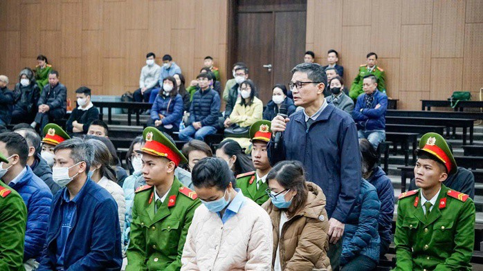 Bị cáo Nguyễn Thanh Phong tại phiên toà