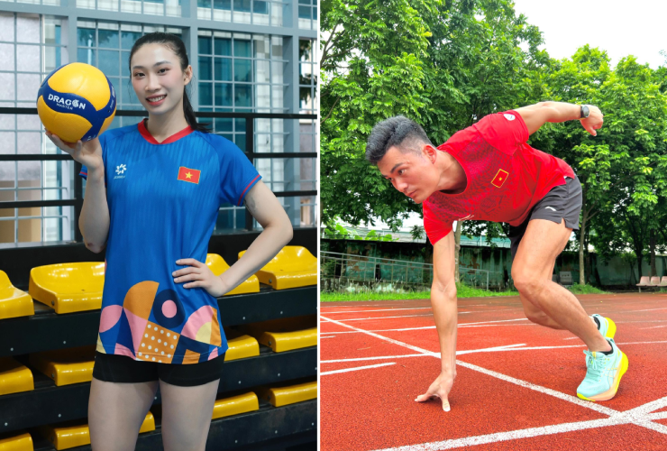 Ngôi sao điền kinh và bước chạy "thẳng vào tim" ngọc nữ bóng chuyền Việt Nam