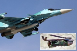 Tiêm kích Su-34 Nga trút bom lượn biến chiến hào Ukraine thành 'địa ngục'