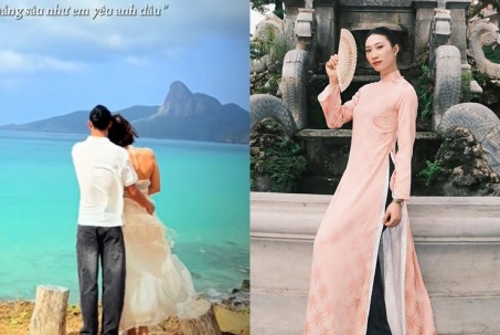 Chân dài bóng chuyền Lâm Oanh hẹn hò kình ngư vô địch SEA Games Huy Hoàng