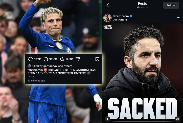 Garnacho "thả tim" bài viết MU sa thải HLV Amorim