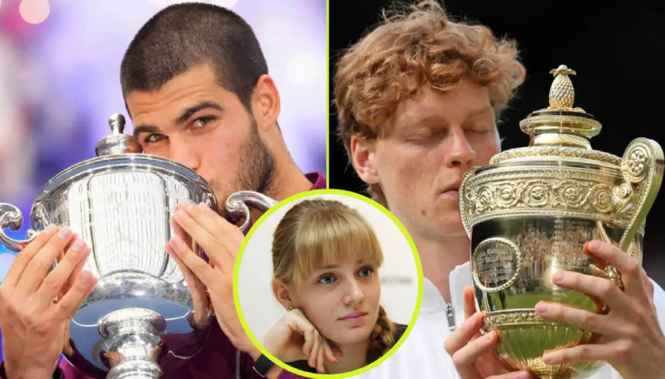 Chakvetadze (giữa) cho rằng tennis&nbsp;cần thêm 1 người đủ đẳng cấp để cản bước Alcaraz (bên trái) và Sinner (bên phải)