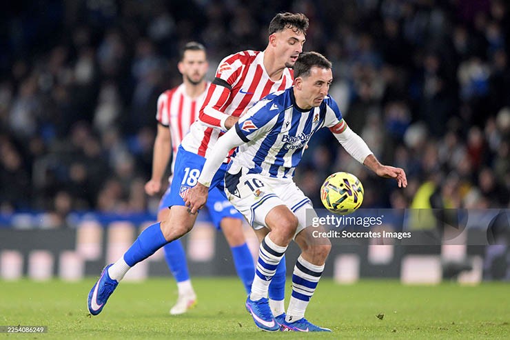 Video bóng đá Sociedad - Atletico Madrid: So tài không khoan nhượng, dấu ấn Simeone - Sorloth (La Liga) - 2