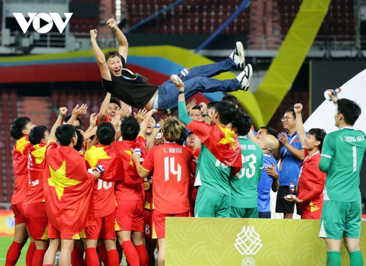 U22 Việt Nam vừa giành HCV SEA Games 33 (Ảnh: Ngọc Duy)