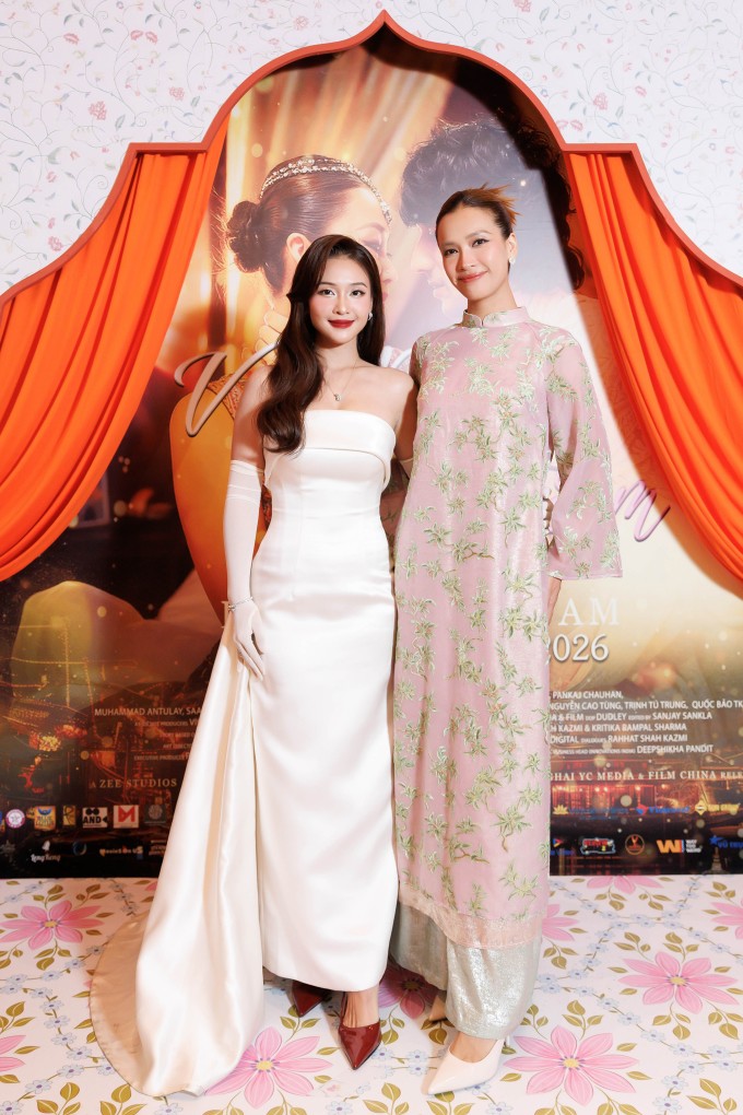 Nhiều nghệ sĩ cũng có mặt để ủng hộ dự án mới của Khả Ngân, trong đó có ca sĩ Ái Phương.