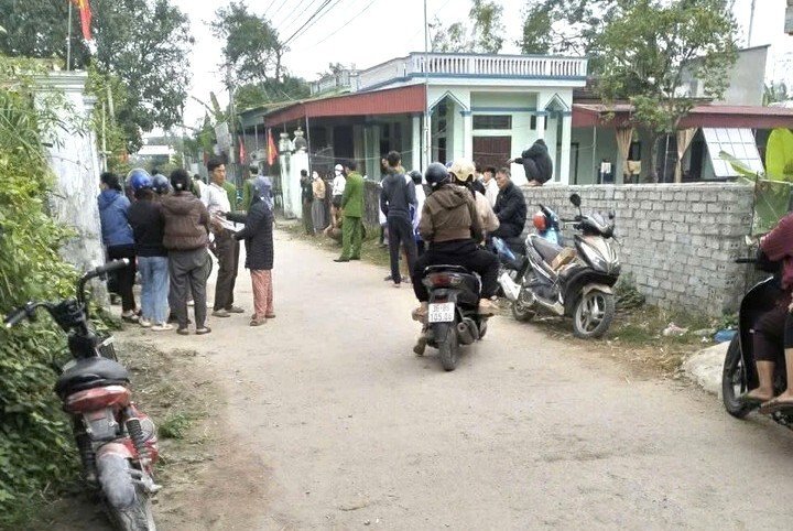 Hiện trường nơi Dương Văn Khánh gây ra vụ thảm án. (Ảnh: CTV)