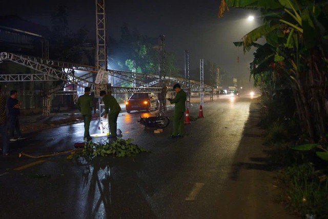 Hiện trường vụ tai nạn. Ảnh: Công an tỉnh Phú Thọ.