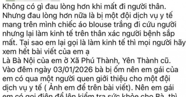 Xôn xao câu chuyện thu hơn 11 triệu đồng trong vài giờ chăm sóc người bệnh tại nhà