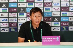 Trực tiếp họp báo U23 Việt Nam - U23 Jordan: Thầy Kim nói gì về màn trình diễn?