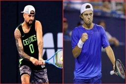 Video tennis Kyrgios - Kovacevic: So tài không khoan nhượng (Brisbane International)